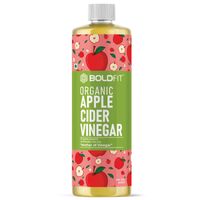 Boldfit Raw Organic Apple Cider Vinegar With Mother Vinegar