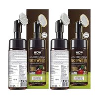 WOW Skin Science Apple Cider Vinegar Foaming Face Wash With Built-in Brush( Buy 1 Get 1 Free)