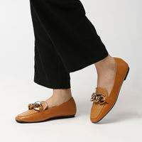 Twenty Dresses By Nykaa Fashion Brown Step Up Loafers