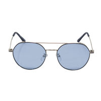 Enrico Gun Polycarbonate Round Gatsby Unisex Sunglasses