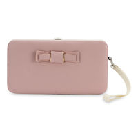 NFI Essentials Clutch Hand Wallet Card Holders Money Light Pink Mobile Purse