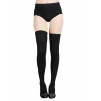 NEXT2SKIN N2S Women's Opaque Thigh High Stockings High Denier Black Premium Quality (Free Size)