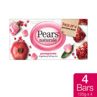Pears Naturale Pomegranate Brightening Bathing Soap Bar (Pack of 4)