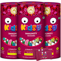Mom & World Kidsy Immunity Gummies For Kids - Strawberry Flavour