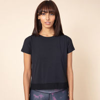 Chillax All-day Anywhere Leisure Top - Jet Black