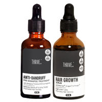 ThriveCo Less Dandruff, More Hair Kit: Hair Growth Serum + Anti-dandruff Pre-shampoo Lotion