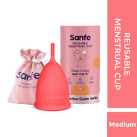 Sanfe Medium Reusable Menstrual Cup For Women