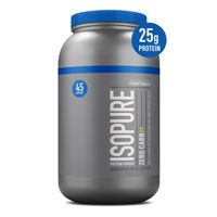 Isopure Zero Carb 100% Whey Protein Isolate Powder - 3 lbs (Creamy Vanilla)