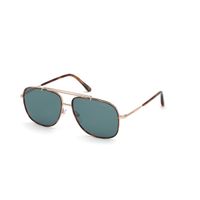 Tom Ford FT0693 58 28v Iconic Beveled Shapes In Premium Metal Sunglasses