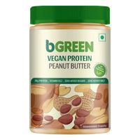 bGREEN Vegan Protein Peanut Butter Unsweetened - Crunchy