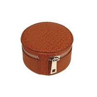 The House Of Ganges Rogate Large Vegan Leather Watch Case - Orange (M)