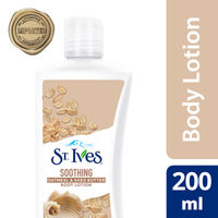 St. Ives Soothing Oatmeal & Shea Butter Body Lotion, 100% Natural Moisturizers
