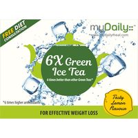 myDaily 6x ICE Green Tea with 6 Times Antioxidants for Effective Weight Loss & Detox - Lemon