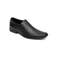 Hitz Solid Black Formal Leather Shoes