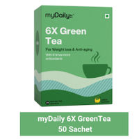 myDaily 6x Green Tea with 6 Times Antioxidants for Effective Weight Loss & Detox - Lemon