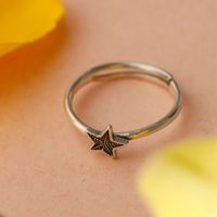 Sheer by Priyaasi Star Motif Sterling Silver Ring