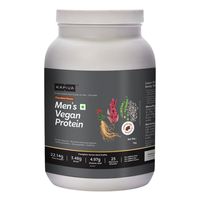 Kapiva Men's Vegan Protein - Chocolate Flavour -100% Plant-Based Protein Protein Shake