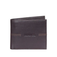 Justanned Brown Minimalist Mens Leather Wallet