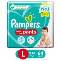 Pampers New Diapers Pants, Large