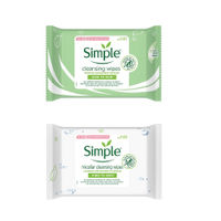 Simple Kind To Skin Cleansing Facial Wipes + Micellar Cleansing Wipes
