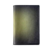 Lapis Bard Leather Two Tone Notebook Jacket With A5 Size Notebook - Olive