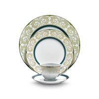 Noritake Japan Porcelain Dinner Plate Set Hearth Collection Royal Fountain Dinnerware