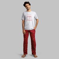 Nite Flite Muggle Magic Mens Pyjama Set - Multi-color