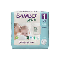 Bambo Nature Premium Baby Diapers - XS Size, 22 Count, For Newborn Baby