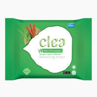Clea Cleansing & Refreshing Khus & Eucalyptus Wet Wipes for Face Moisturizing - 8 Wipes/Pack