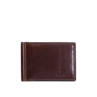 Jekyll & Hide 2792OXCO Oxford Leather Money Clip Wallet - Coffee