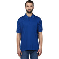 ColorPlus Dark Blue Solid T-Shirt