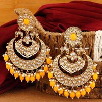 Bling Bag Mustard Bhoomi Chaandbali Earrings