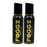 Fogg Black Fresh Woody Fragrance Body Spray Combo - Pack Of 2