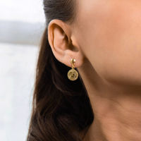Shaya By CaratLane On A Dime Earrings In Gold Plating