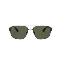 Ray-Ban 0RB3663004/5860 Dark Green Polarized Highstreet Square Sunglasses (59 mm)