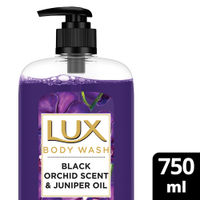 Lux Body Wash, XL Pump With Fragrant Skin Black Orchid Scent & Juniper Oil