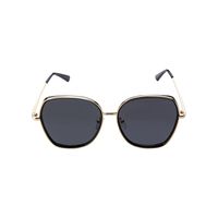 E2O Fashion Unisex Black Round Sunglasses With Uv Protected Lens