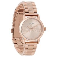 Coach Watches Grand Rose Gold Toned Stainless Steel Ladies Watch Co14502977w