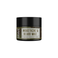 BRAVE ESSENTIALS Moustache & Beard Wax Nourishing Strong Hold Styling