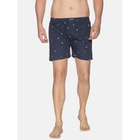 SHOWOFF Men's Cotton Casual Printed Slim Boxers - White