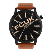 FCUK Black Dial Analog Watches For Men - FK0010C
