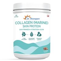 Dr. Morepen Marine Collagen Skin Protein Powder With Hyaluronic Acid, Vitamin C, Sesabania & Biotin