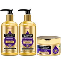 St.Botanica Pro Keratin And Argan Oil Shampoo + Conditioner + Hair Mask