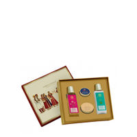 Forest Essentials Facial Essentials Gift Box (Face Wash + Face Scrub + Lip Balm + Face Lotion)