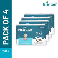 Brinton Neobar Baby Soap (pack Of 4)