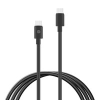 Portronics Konnect Core C - Type C To Type C 3 Amp Fast Charging Cable With Data Sync(black)