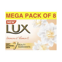 Lux Jasmine & Vitamin E Soap Pack of 8