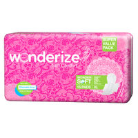 Wonderize Soft Comfort (XL) - 15 Cotton Sanitary Pads with Soft Cottony Cover