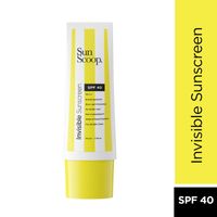 SunScoop Invisible Sunscreen SPF 40 PA+++, Ultra-Lightweight & Quick-Absorbing, No white cast