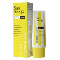 SunScoop Invisible Sunscreen SPF 40 PA+++, Ultra-Lightweight & Quick-Absorbing, No white cast